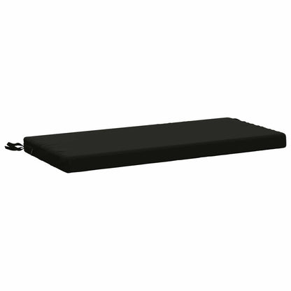 2-Piece Bench Cushions SOEST 2 pcs 100% Polyester Black