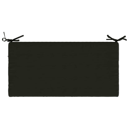 2-Piece Bench Cushions SOEST 2 pcs 100% Polyester Black