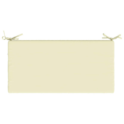 Bench Cushion SOEST 100% Polyester Cream 80 x 40 x 5 cm