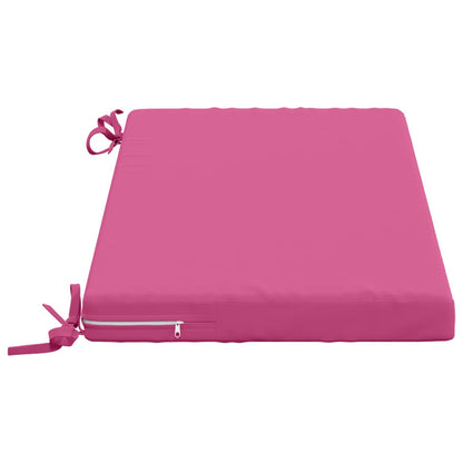 2-Piece Bench Cushions SOEST 2 pcs 100% Polyester Pink