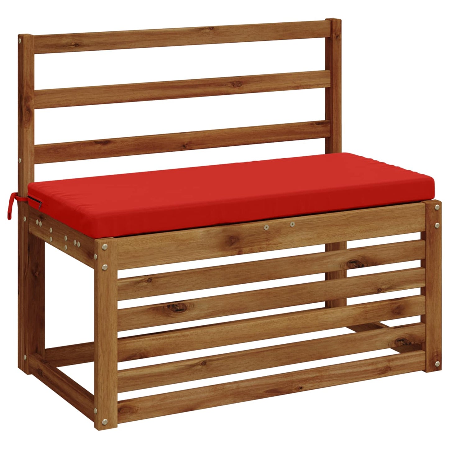 Bench Cushion SOEST 100% Polyester Red 80 x 40 x 5 cm