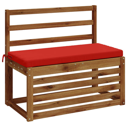 2-Piece Bench Cushions SOEST 2 pcs 100% Polyester Red