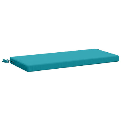 2-Piece Bench Cushions SOEST 2 pcs 100% Polyester Turquoise