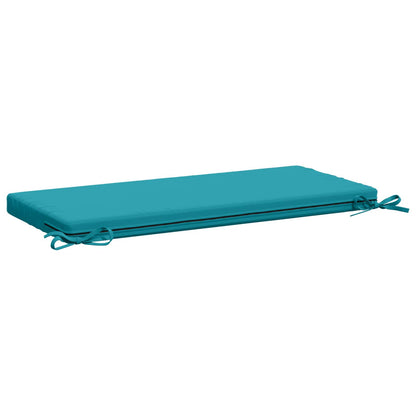 2-Piece Bench Cushions SOEST 2 pcs 100% Polyester Turquoise