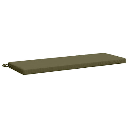 2-Piece Bench Cushions SOEST 2 pcs 100% Polyester Olive Green