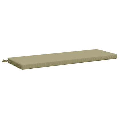 2-Piece Bench Cushions SOEST 2 pcs 100% Polyester Light Green