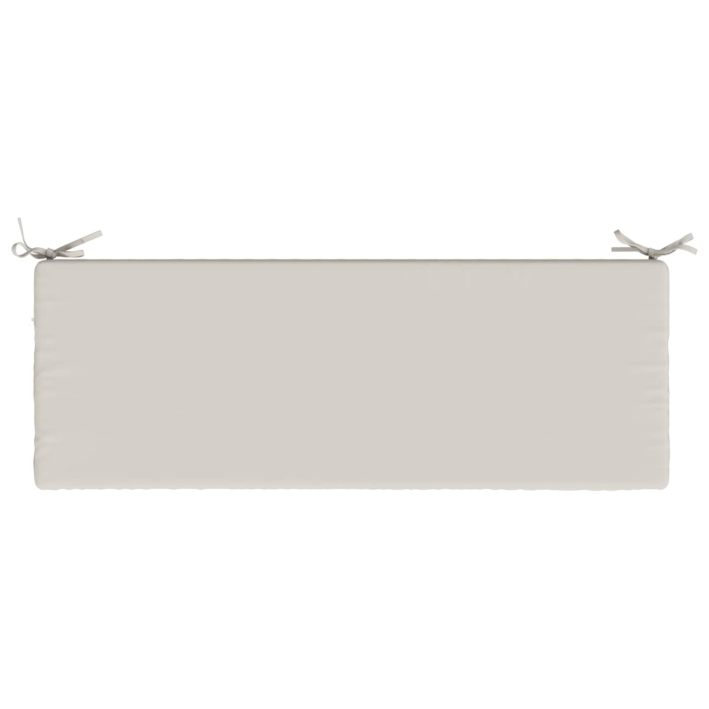 Bench Cushion SOEST 100% Polyester White 100 x 40 x 5 cm