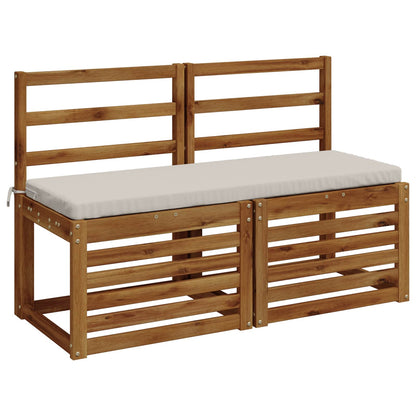 2-Piece Bench Cushions SOEST 2 pcs 100% Polyester White
