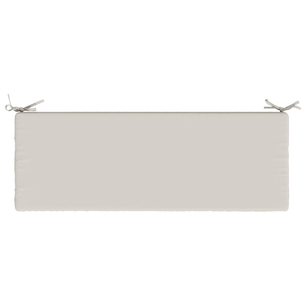 2-Piece Bench Cushions SOEST 2 pcs 100% Polyester White
