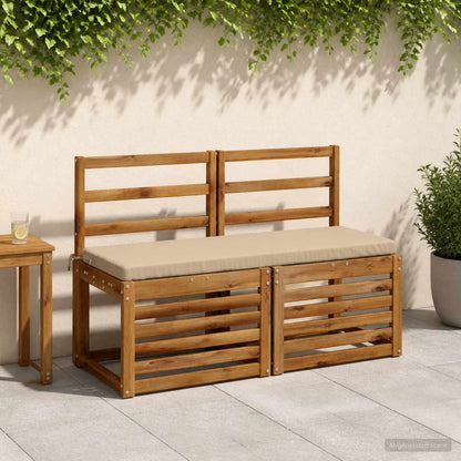 Bench Cushion SOEST 100% Polyester Sand 110 x 40 x 5 cm