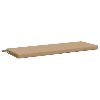 2-Piece Bench Cushions SOEST 2 pcs 100% Polyester Sand