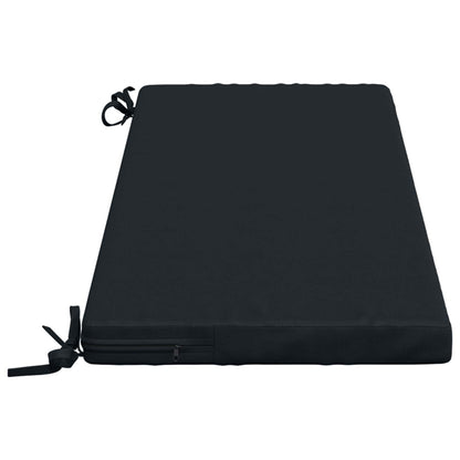 Bench Cushion SOEST 100% Polyester Dark Blue 100 x 40 x 5 cm