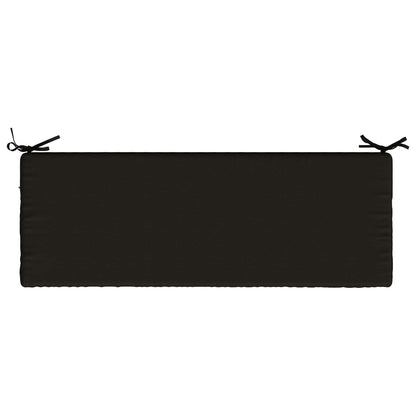 2-Piece Bench Cushions SOEST 2 pcs 100% Polyester Black