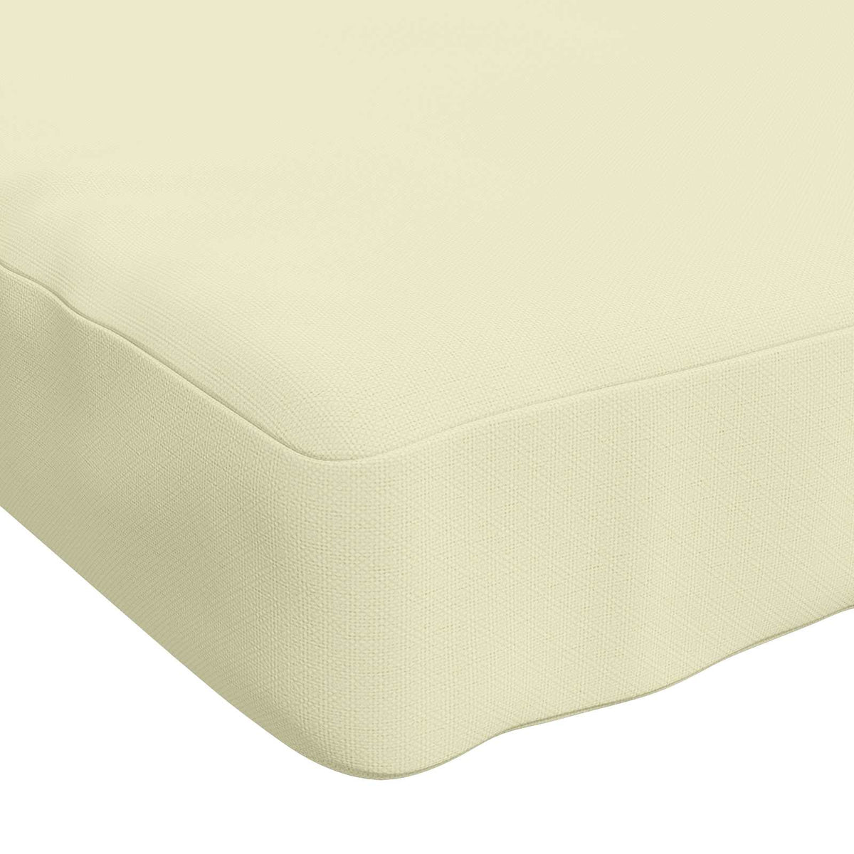 2-Piece Bench Cushions SOEST 2 pcs 100% Polyester Cream