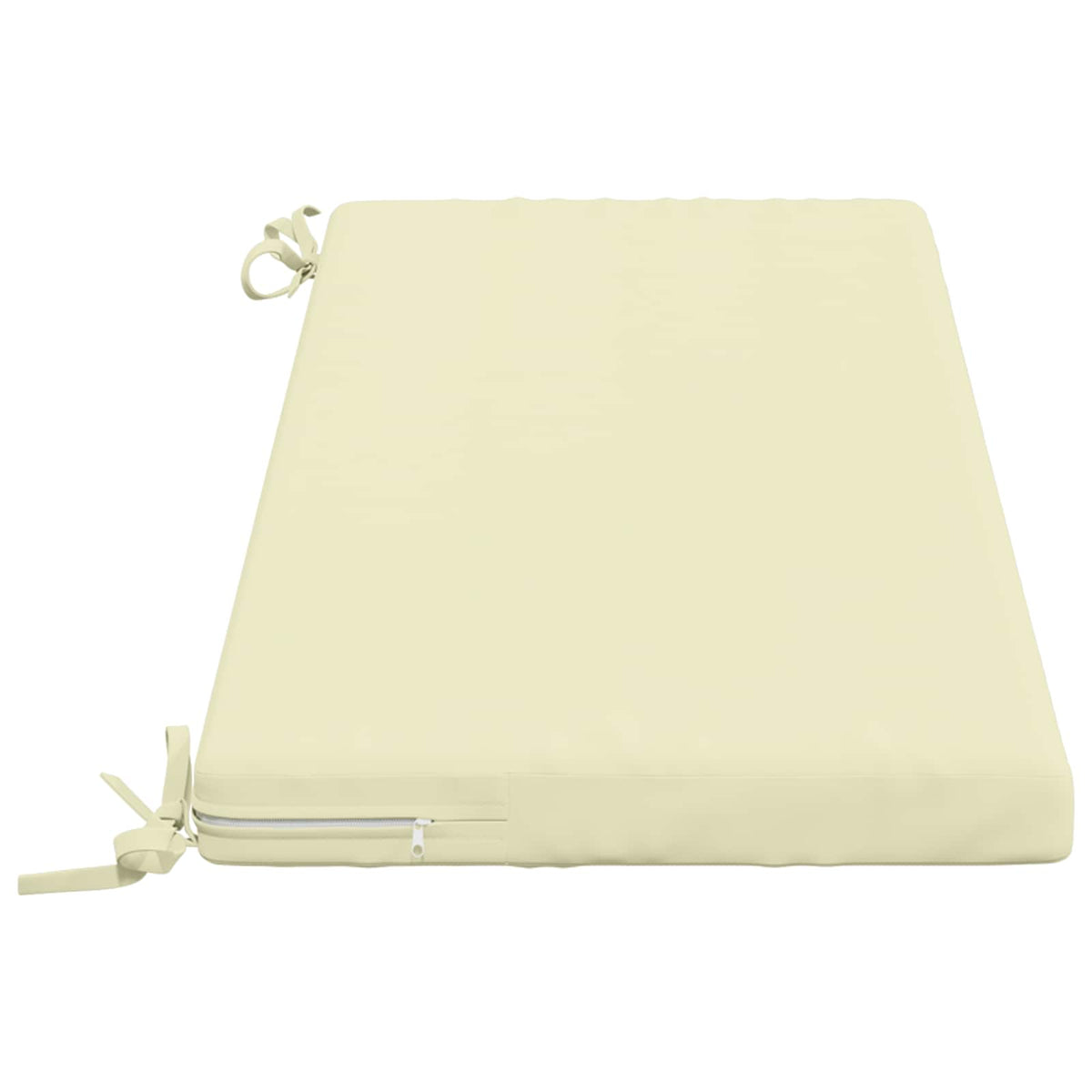 2-Piece Bench Cushions SOEST 2 pcs 100% Polyester Cream