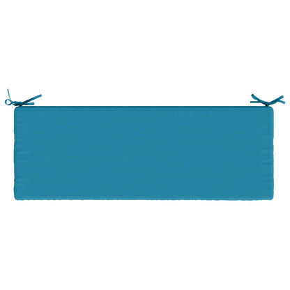 Bench Cushion SOEST 100% Polyester Light Blue 100 x 40 x 5 cm