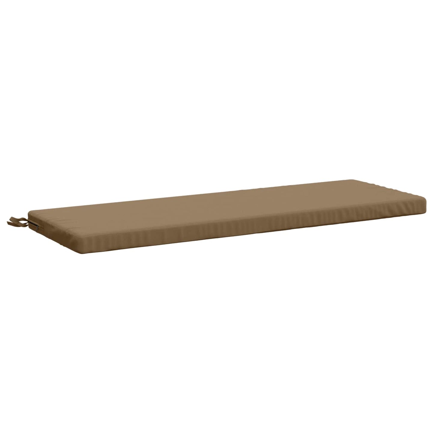 2-Piece Bench Cushions SOEST 2 pcs 100% Polyester Taupe