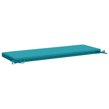 2-Piece Bench Cushions SOEST 2 pcs 100% Polyester Turquoise