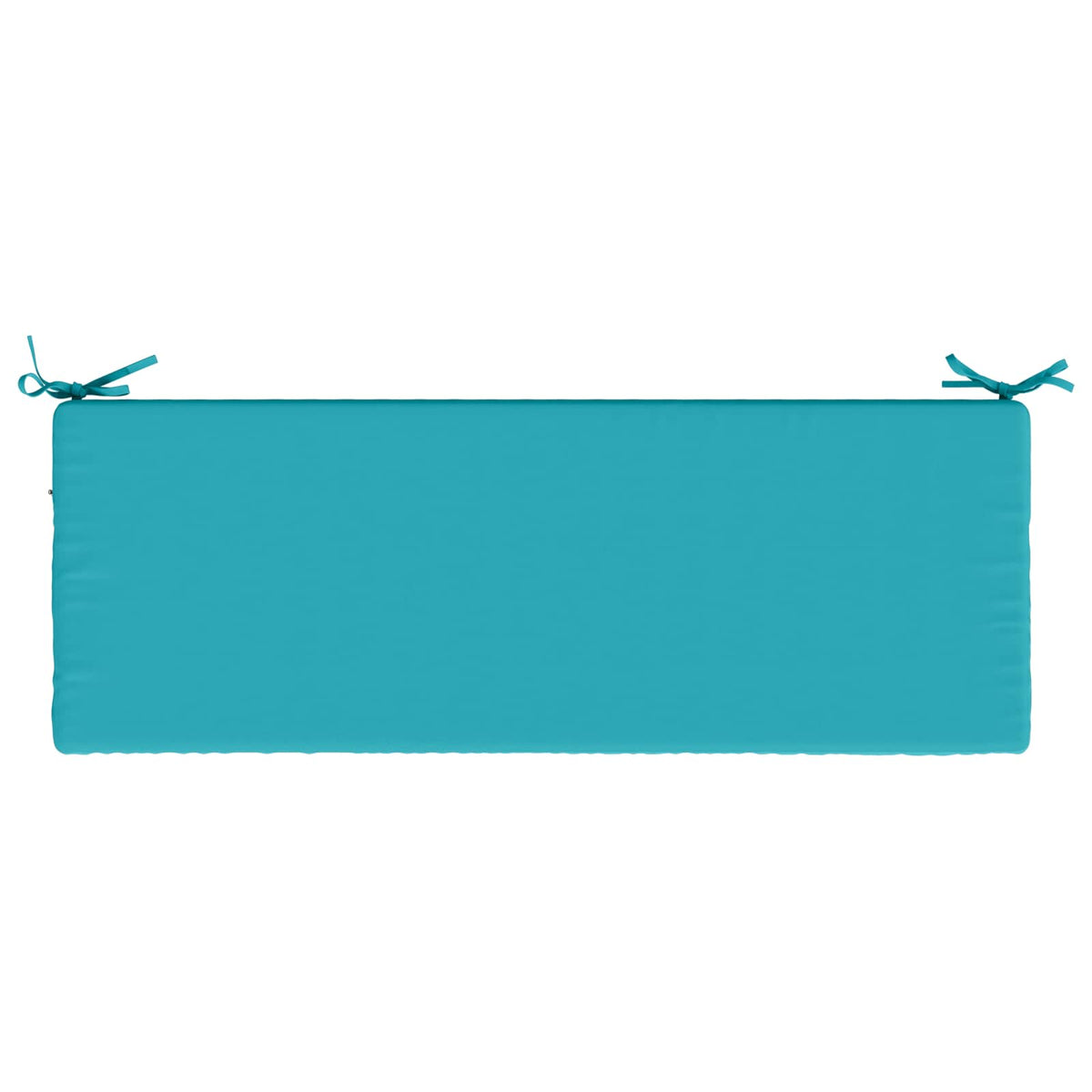 2-Piece Bench Cushions SOEST 2 pcs 100% Polyester Turquoise