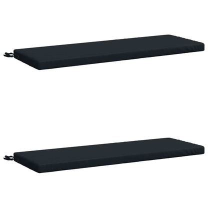 2-Piece Bench Cushions SOEST 2 pcs 100% Polyester Dark Blue