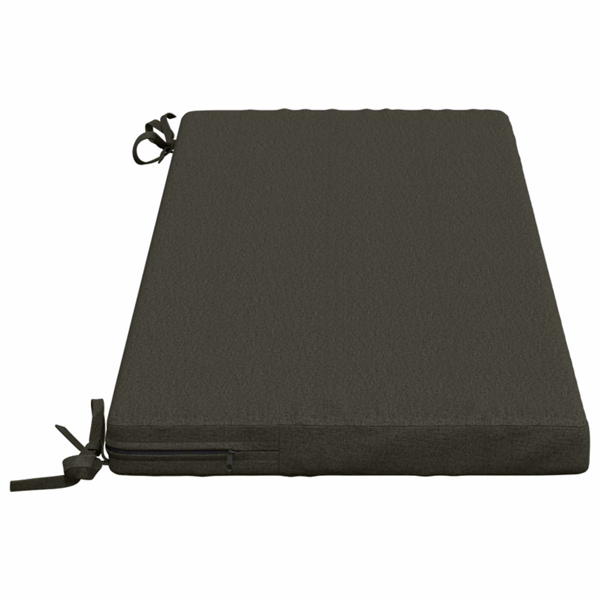 Bench Cushion SOEST 100% Polyester Anthracite 110 x 40 x 5 cm