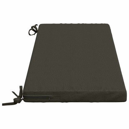 2-Piece Bench Cushions SOEST 2 pcs 100% Polyester Anthracite