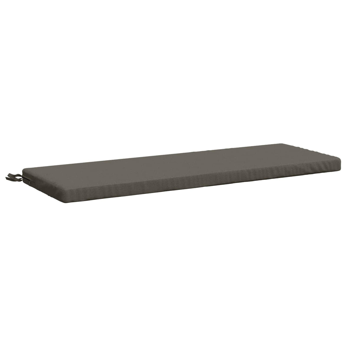 Bench Cushion SOEST 100% Polyester Grey 110 x 40 x 5 cm