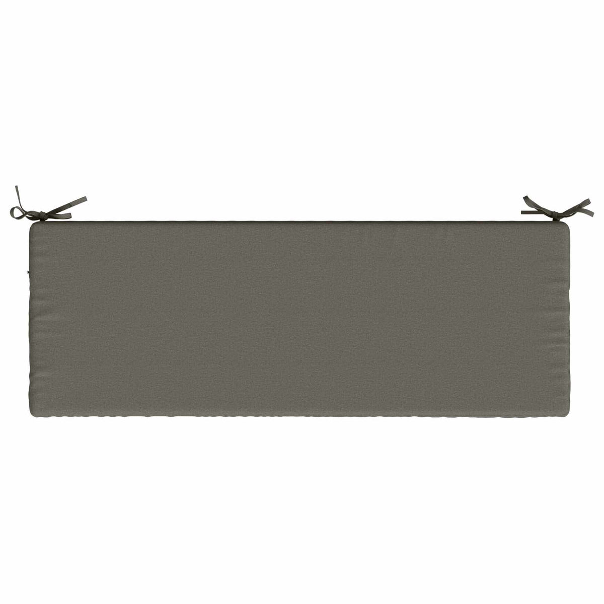 2-Piece Bench Cushions SOEST 2 pcs 100% Polyester Grey