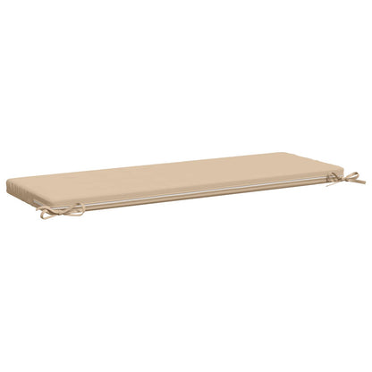 2-Piece Bench Cushions SOEST 2 pcs 100% Polyester Cream