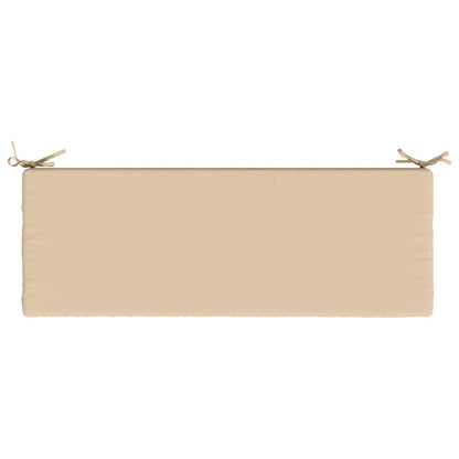 2-Piece Bench Cushions SOEST 2 pcs 100% Polyester Cream