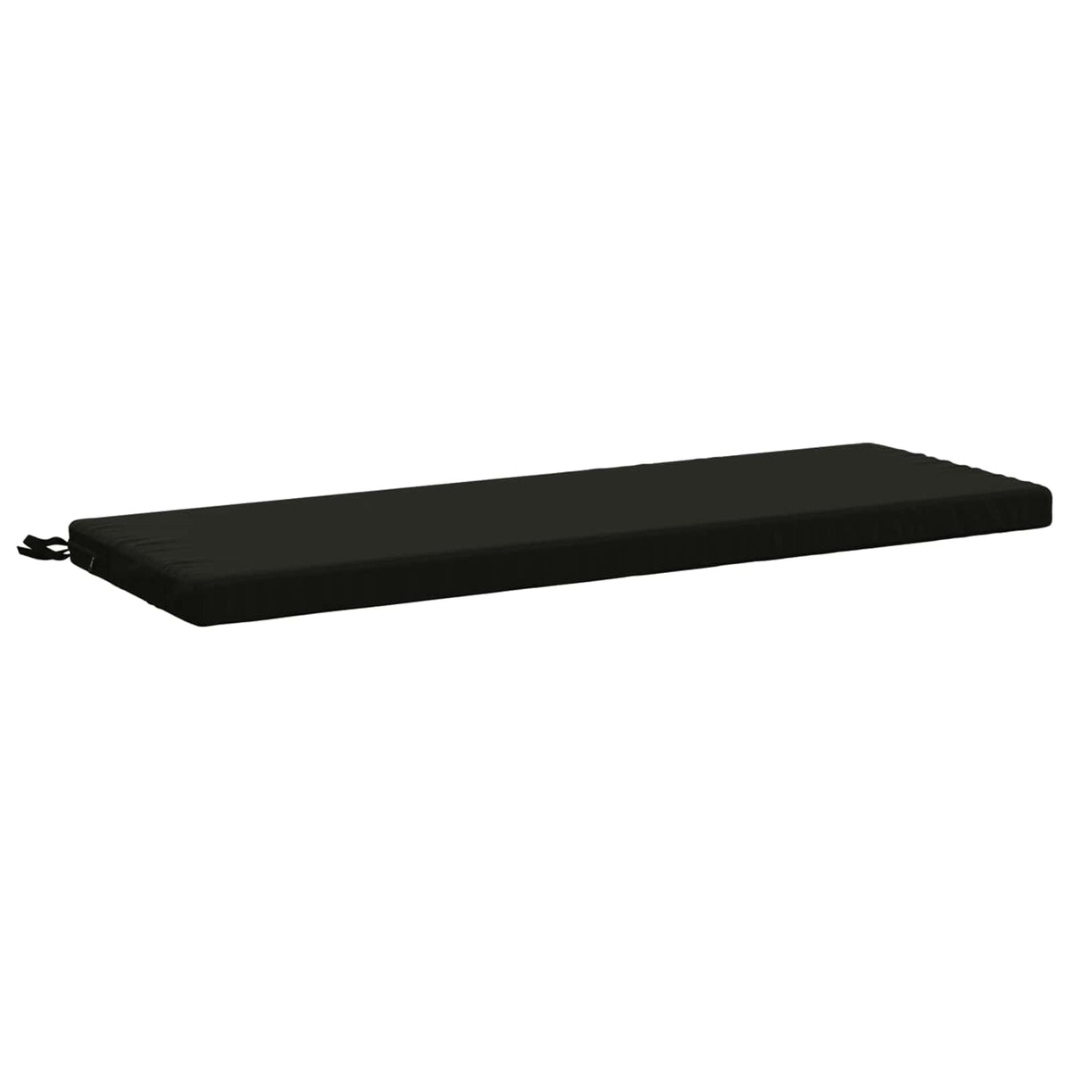 2-Piece Bench Cushions SOEST 2 pcs 100% Polyester Black