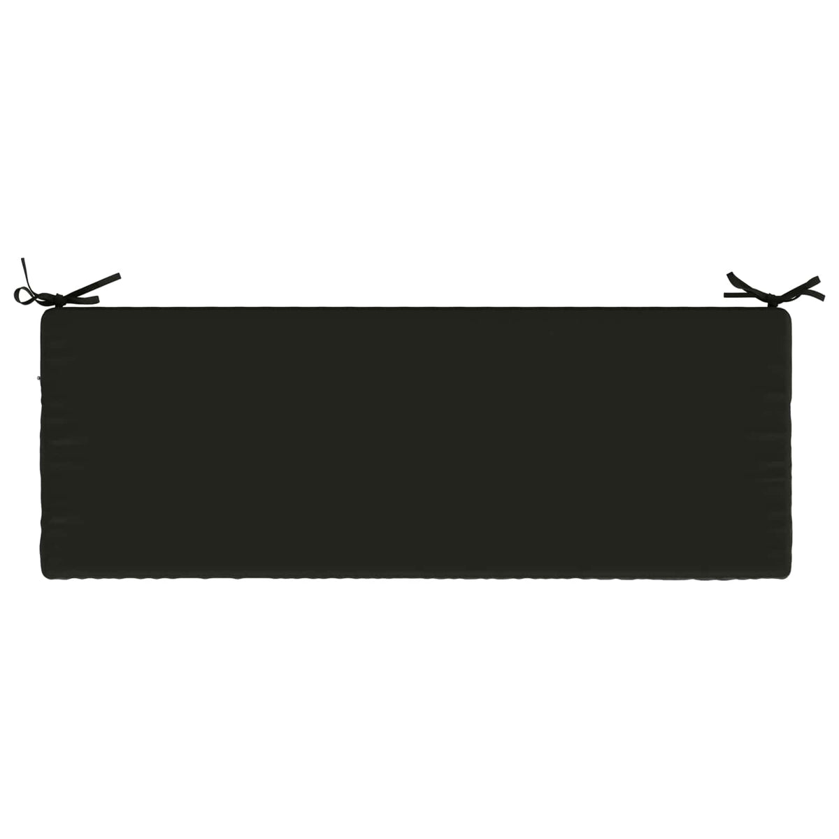 2-Piece Bench Cushions SOEST 2 pcs 100% Polyester Black