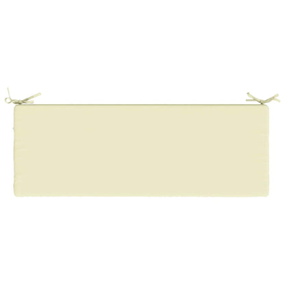 Bench Cushion SOEST 100% Polyester Cream 110 x 40 x 5 cm