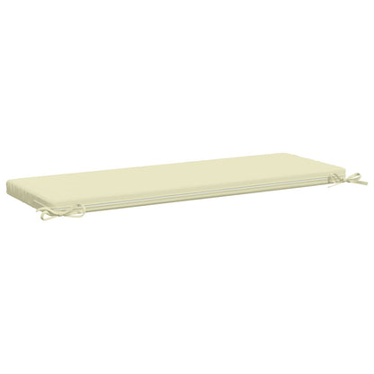 2-Piece Bench Cushions SOEST 2 pcs 100% Polyester Cream