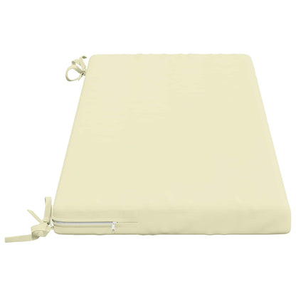 2-Piece Bench Cushions SOEST 2 pcs 100% Polyester Cream