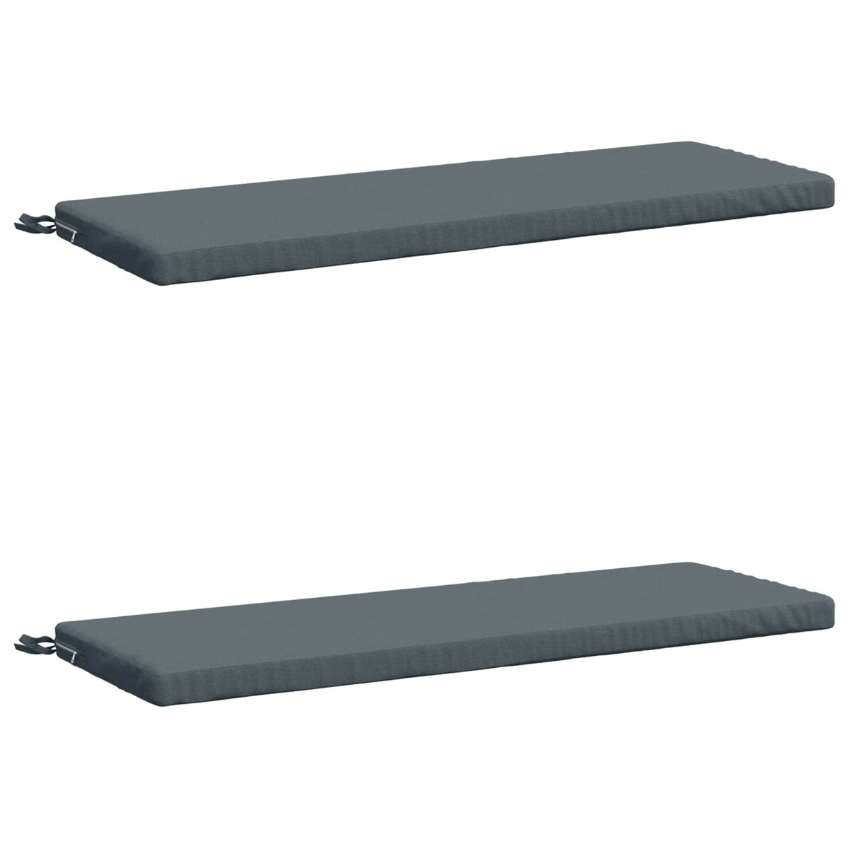 2-Piece Bench Cushions SOEST 2 pcs 100% Polyester Blue