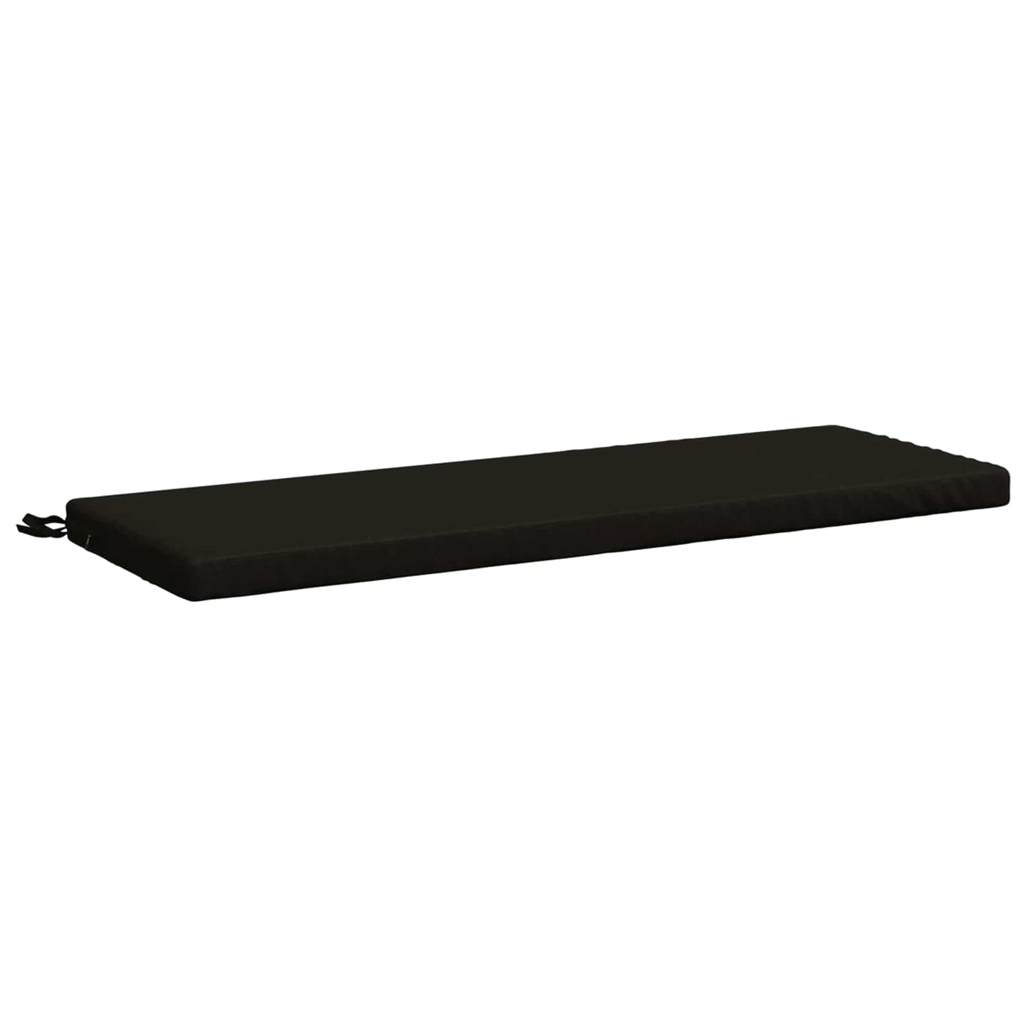 2-Piece Bench Cushions SOEST 2 pcs 100% Polyester Black