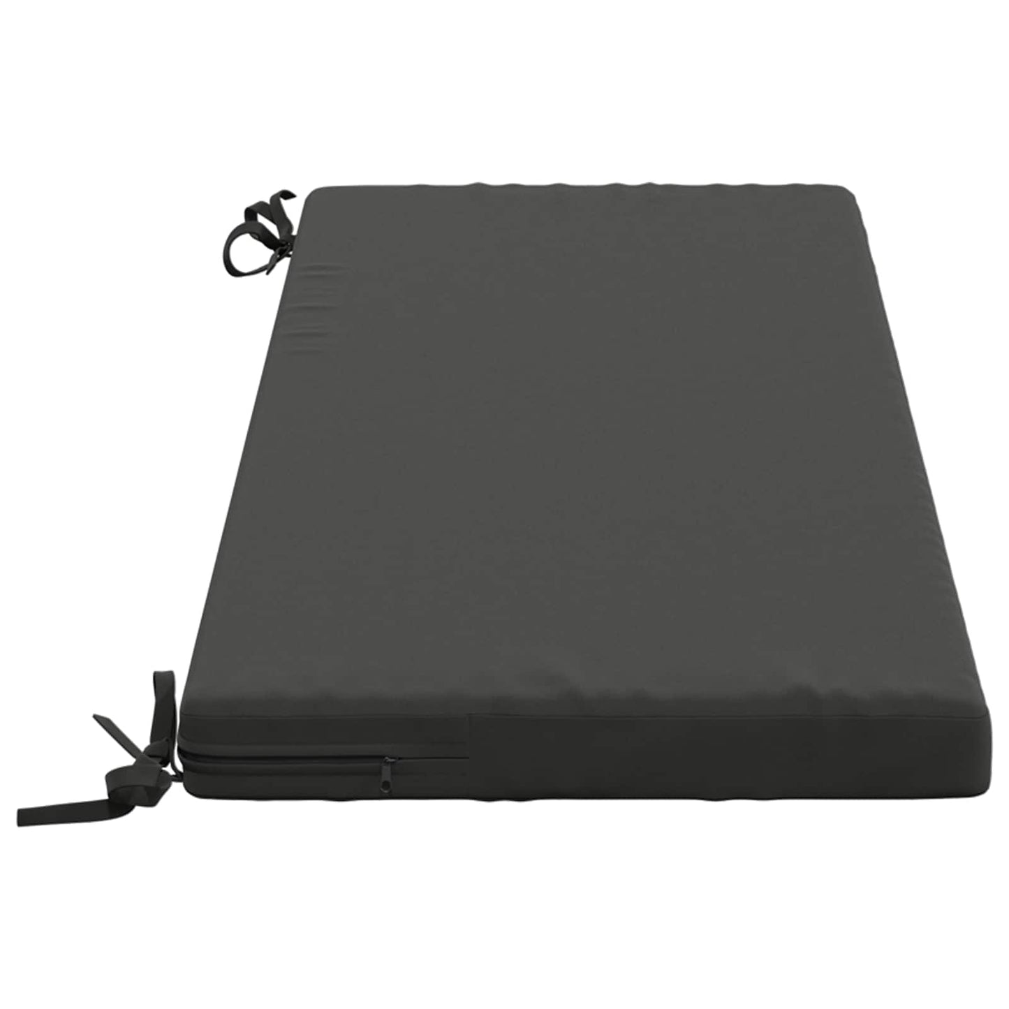 2-Piece Bench Cushions SOEST 2 pcs 100% Polyester Anthracite