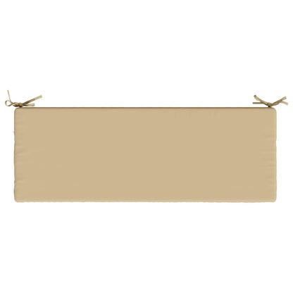 2-Piece Bench Cushions SOEST 2 pcs 100% Polyester Beige