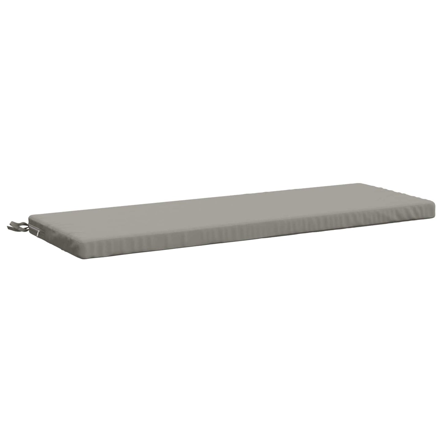Bench Cushion SOEST 100% Polyester Grey 120 x 40 x 5 cm