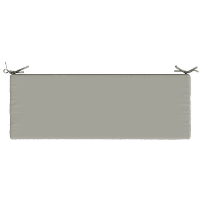 2-Piece Bench Cushions SOEST 2 pcs 100% Polyester Grey