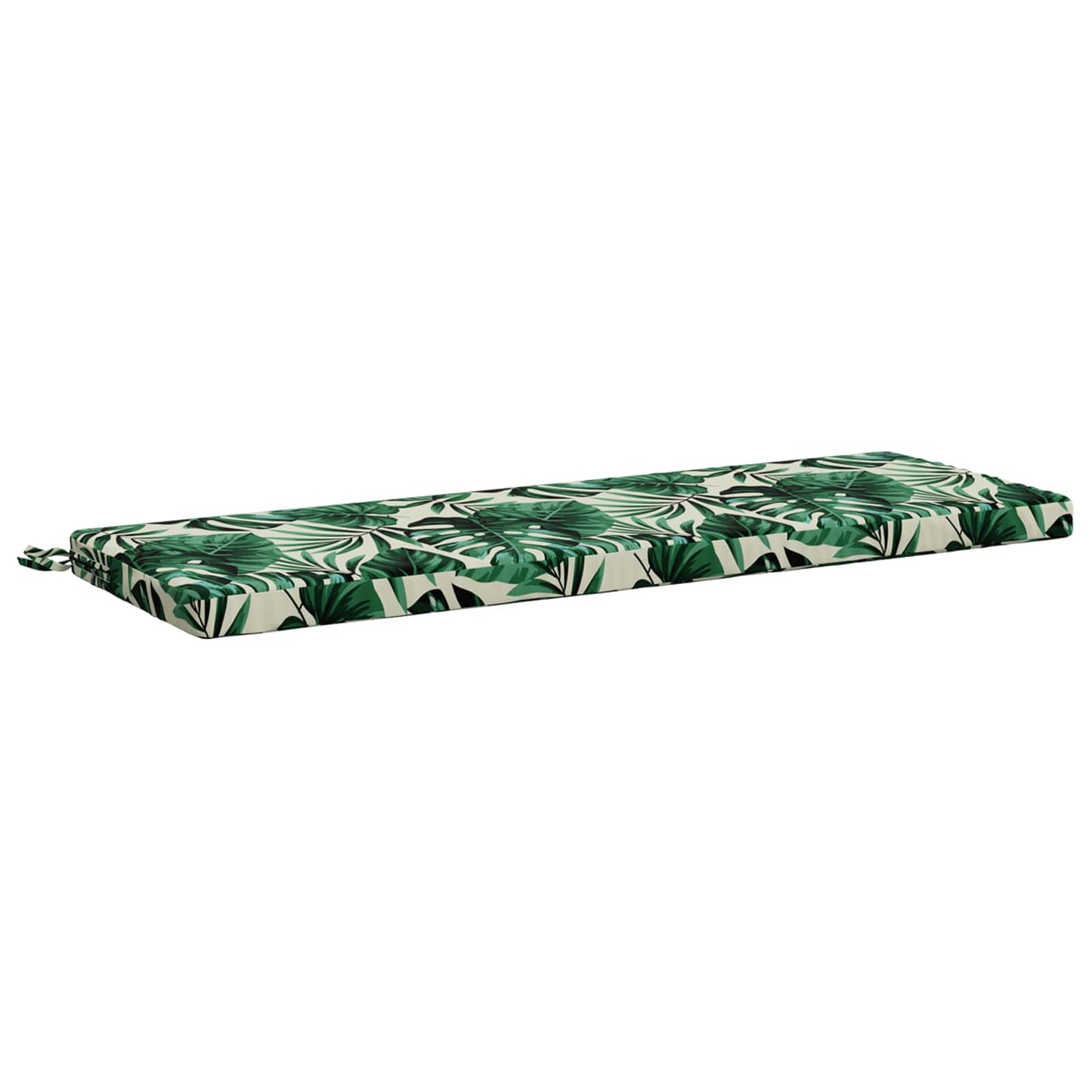 Bench Cushion SOEST 100% Polyester Leaf Pattern 120 x 40 x 5 cm