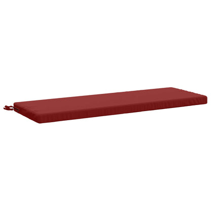2-Piece Bench Cushions SOEST 2 pcs 100% Polyester Wine Red
