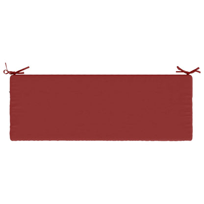 2-Piece Bench Cushions SOEST 2 pcs 100% Polyester Wine Red