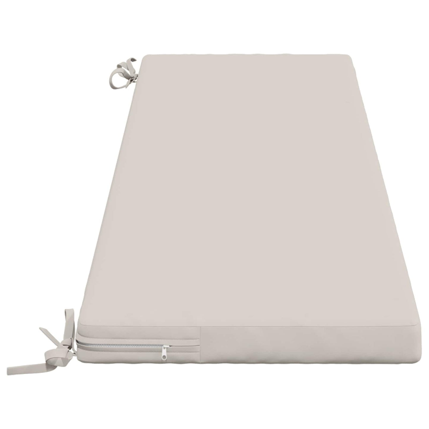 2-Piece Bench Cushions SOEST 2 pcs 100% Polyester White