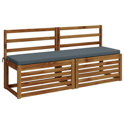 Bench Cushion SOEST 100% Polyester Blue 140 x 40 x 5 cm