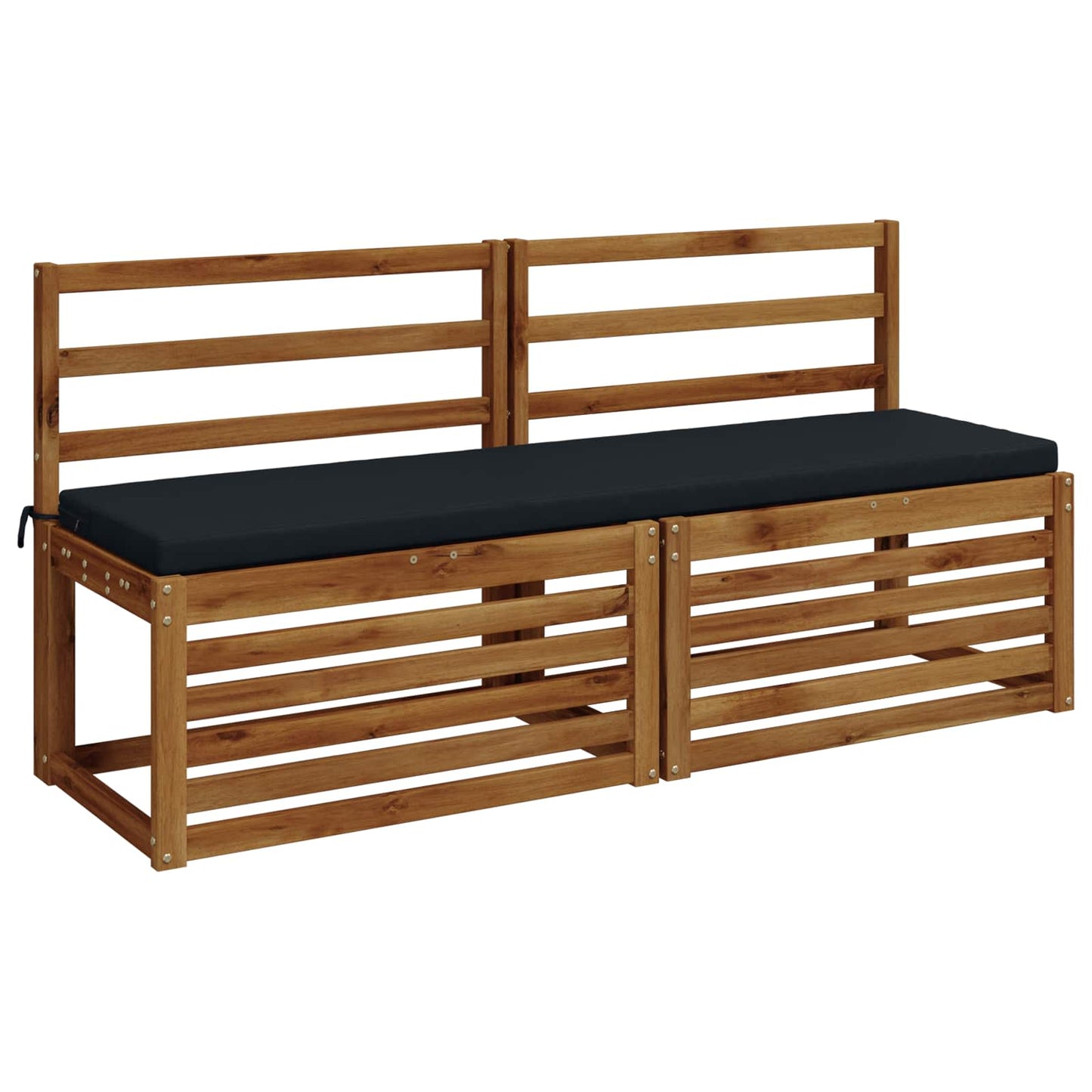 Bench Cushion SOEST 100% Polyester Dark Blue 140 x 40 x 5 cm
