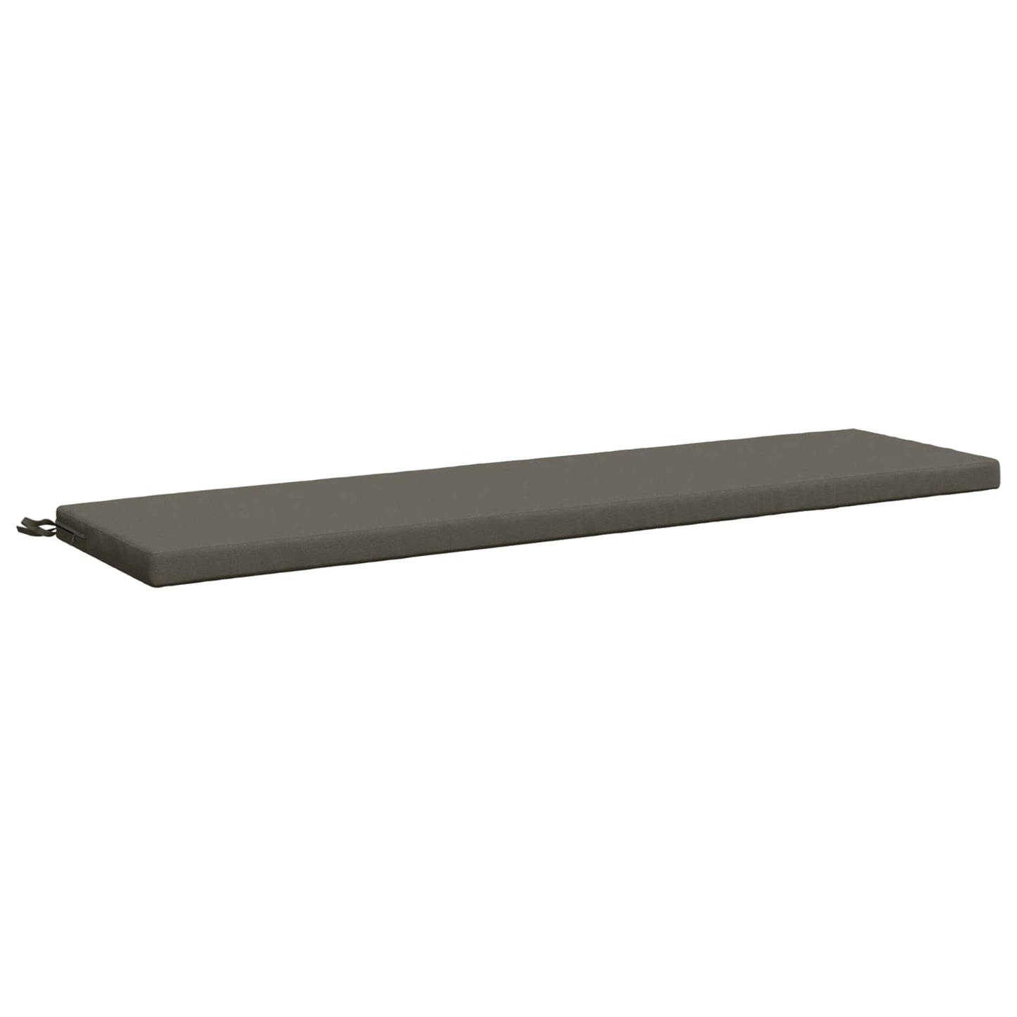 2-Piece Bench Cushions SOEST 2 pcs 100% Polyester Grey