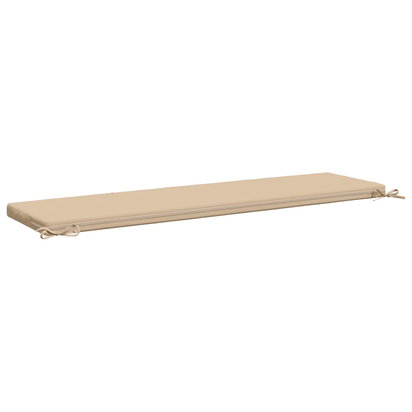 Bench Cushion SOEST 100% Polyester Cream 140 x 40 x 5 cm