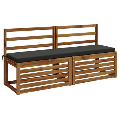 Bench Cushion SOEST 100% Polyester Anthracite 140 x 40 x 5 cm